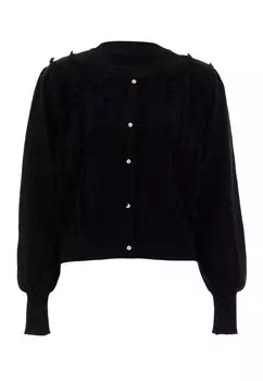 Вязаный кардиган NAEMI, черный