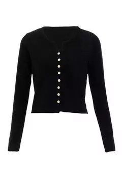 Вязаный кардиган NAEMI, черный