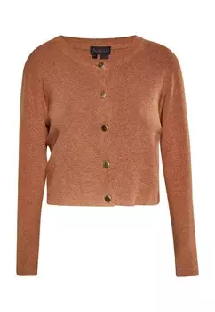 Вязаный кардиган NAEMI, коричневый