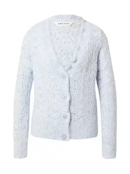 Вязаный кардиган Naf Naf DAPHNE, пастельный синий