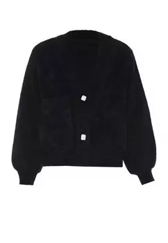 Вязаный кардиган NALLY, черный