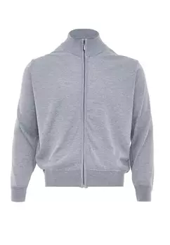 Вязаный кардиган NALLY Knit Cardigan, пятнистый серый