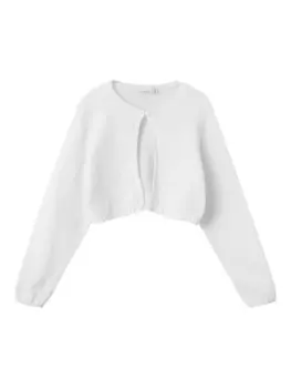 Вязаный кардиган Name It, белый