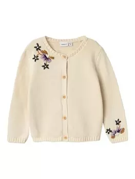 Вязаный кардиган NAME IT, крем