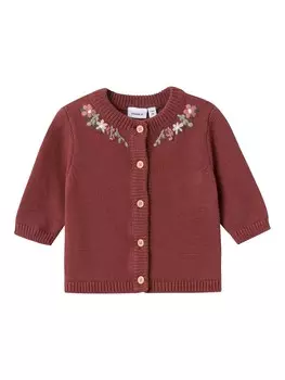 Вязаный кардиган NAME IT OSINE, бордо