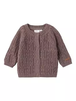 Вязаный кардиган NAME IT, пестрый коричневый