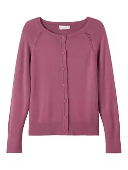 Вязаный кардиган NAME IT Vioni, розовый