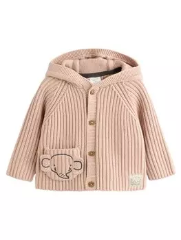 Вязаный кардиган Next, бежевый