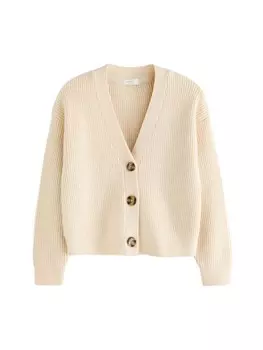 Вязаный кардиган Next Knit Cardigan, экрю
