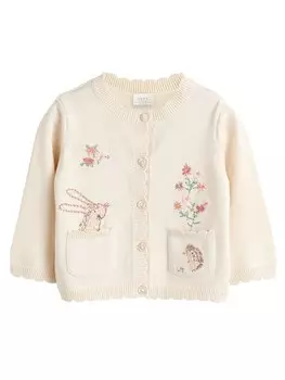 Вязаный кардиган Next Knit Cardigan, белый