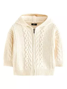 Вязаный кардиган Next Knit Cardigan, белый