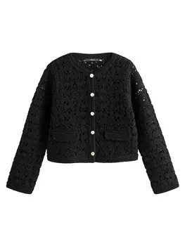 Вязаный кардиган Next Knit Cardigan, черный