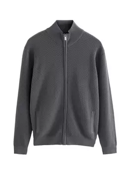 Вязаный кардиган Next Knit Cardigan, пыльно-голубой