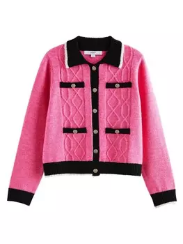 Вязаный кардиган Next Knit Cardigan, розовый
