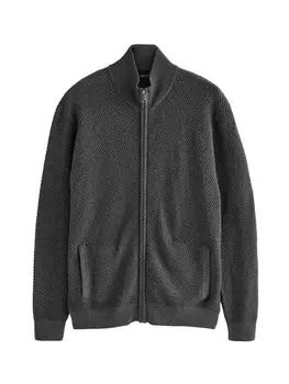 Вязаный кардиган Next Knit Cardigan, серый
