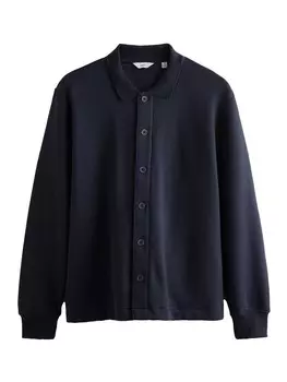 Вязаный кардиган Next Regular fit Knit Cardigan, темно-синий