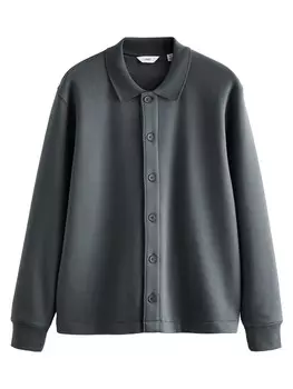 Вязаный кардиган Next Regular fit Knit Cardigan, графитовый