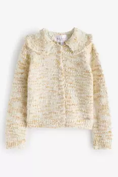 Вязаный кардиган Nicole Miller, желтый