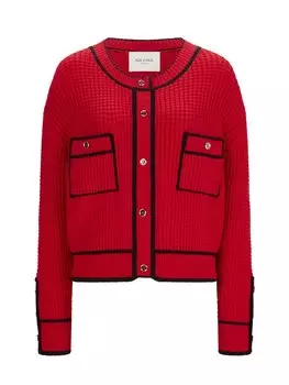 Вязаный кардиган Nicowa IDOWIA, красный