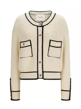 Вязаный кардиган Nicowa IDOWIA, кремовый