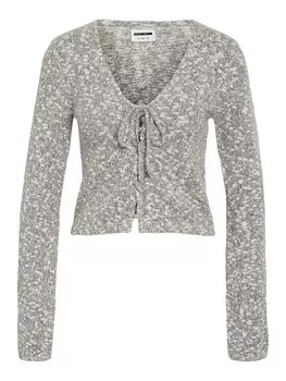 Вязаный кардиган Noisy may Knit Cardigan NMCASSY, пятнистый серый