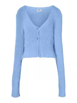 Вязаный кардиган Noisy may Knit Cardigan Sweet, небесно-синий