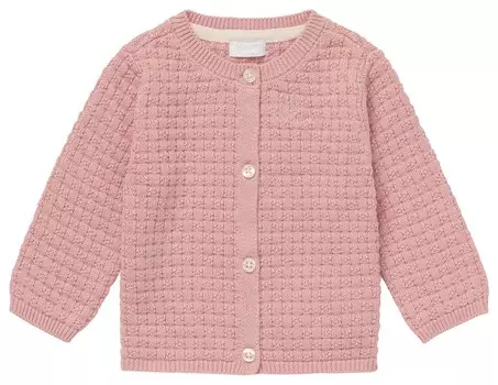 Вязаный кардиган Noppies Luxora, темно-розовый