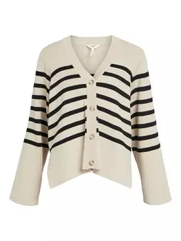 Вязаный кардиган OBJECT Knit Cardigan, бежевый