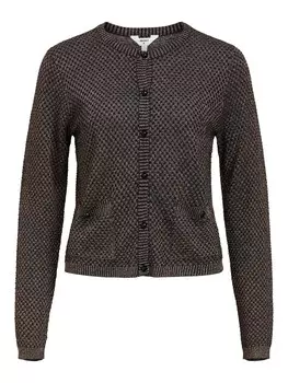 Вязаный кардиган OBJECT Knit Cardigan, черный