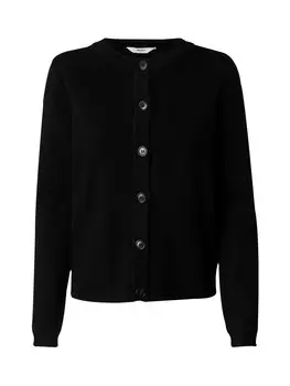 Вязаный кардиган OBJECT Knit Cardigan OBJEster, черный