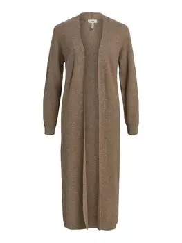 Вязаный кардиган Object MALENA, коричневый