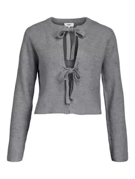 Вязаный кардиган Object PARVI, пятнистый серый