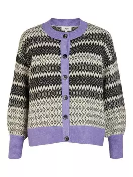 Вязаный кардиган Object PENELOPE, черный