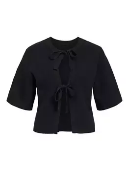 Вязаный кардиган OBJECT Ulla, черный