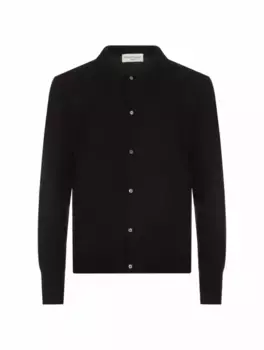 Вязаный кардиган Officine Generale, черный