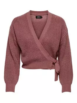 Вязаный кардиган Only BREDA, темно-розовый
