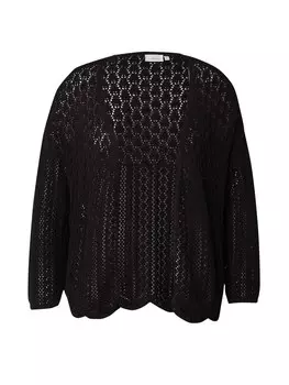 Вязаный кардиган ONLY Carmakoma CARNOLA, черный