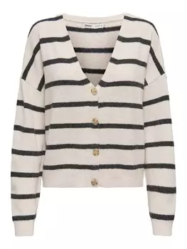 Вязаный кардиган ONLY Knit Cardigan ONLRICA, бежевый