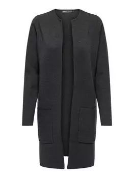 Вязаный кардиган ONLY Knit Cardigan ONLRIVER, пятнистый серый