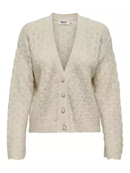 Вязаный кардиган ONLY Knit Cardigan, серый
