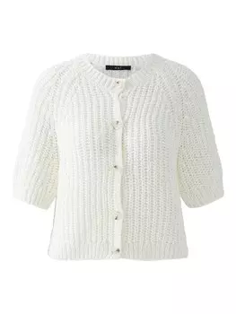 Вязаный кардиган OUI, белый