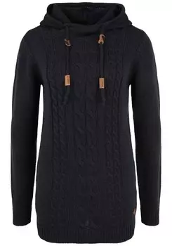 Вязаный кардиган Oxmo Cable, черный