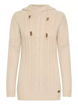 Вязаный кардиган Oxmo Knit Cardigan OXCable, бежевый