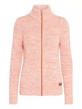 Вязаный кардиган Oxmo Knit Cardigan Phenix, цвет mottled pink