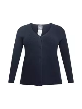 Вязаный кардиган Persona by Marina Rinaldi MILANO, морской синий