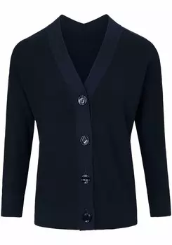 Вязаный кардиган Peter Hahn, синий