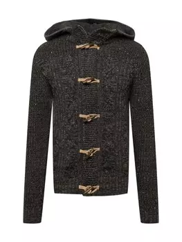 Вязаный кардиган Petrol Industries, антрацит