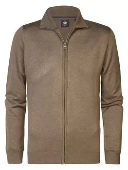 Вязаный кардиган Petrol Industries Knit Cardigan Barrow, цвет mottled brown
