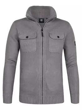 Вязаный кардиган Petrol Industries Knit Cardigan, пятнистый серый