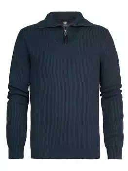 Вязаный кардиган Petrol Industries Knit Cardigan Vernon, синий
